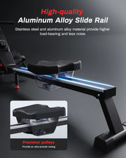 16 Level Quiet Resistance Foldable Compact Rowing Machine