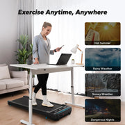 Small Quiet Portable Walking Under Desk Treadmill