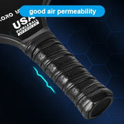 USAPA Lightweight Graphite Textured Surface Fiberglass Face Pickleball Paddles With Accessories