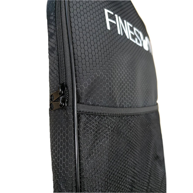 Pickleball Set with 16mm Large Sweet Spot PP Honeycomb Core 2 Rackets 4 Balls Rubber Edge