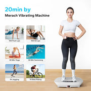 Vibration Plate Exercise Machine Whole Body Workout Weight Loss & Shaping