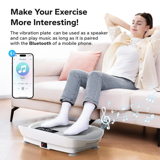 Vibration Plate Exercise Machine Whole Body Workout Weight Loss & Shaping