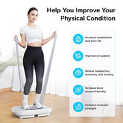 Vibration Plate Exercise Machine Whole Body Workout Weight Loss & Shaping