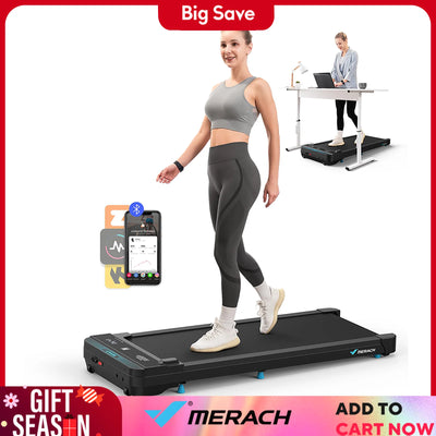 Small Quiet Portable Walking Under Desk Treadmill