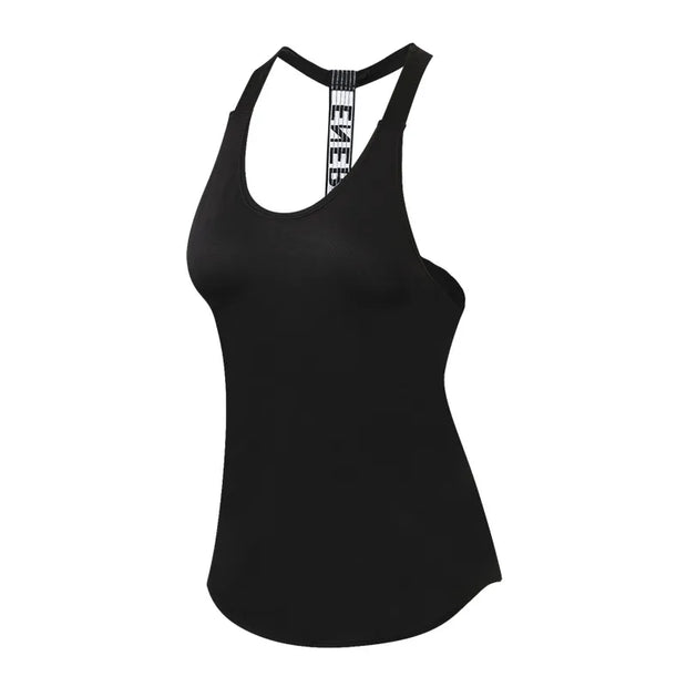 Women Breathable Backless Running Sportwear Tank Top