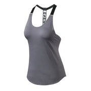 Women Breathable Backless Running Sportwear Tank Top
