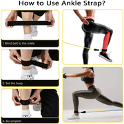 11 pc. Latex resistance Pull bands for Pilates, yoga and CrossFit fitness