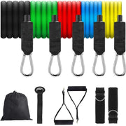 11 pc. Latex resistance Pull bands for Pilates, yoga and CrossFit fitness