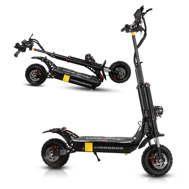 Adult Folding Electric High Speed 80 km/h 11 Inch 3000w Dual Motor 60v 38ah