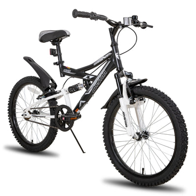 20 Inch Kid's Mountain Bike for Ages 5-13 Years Old, Dual-Suspension