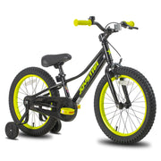 20 Inch Kids Mountain Bike with Training Wheels and Handbrake for 7-12 Years Old Boys and Girls