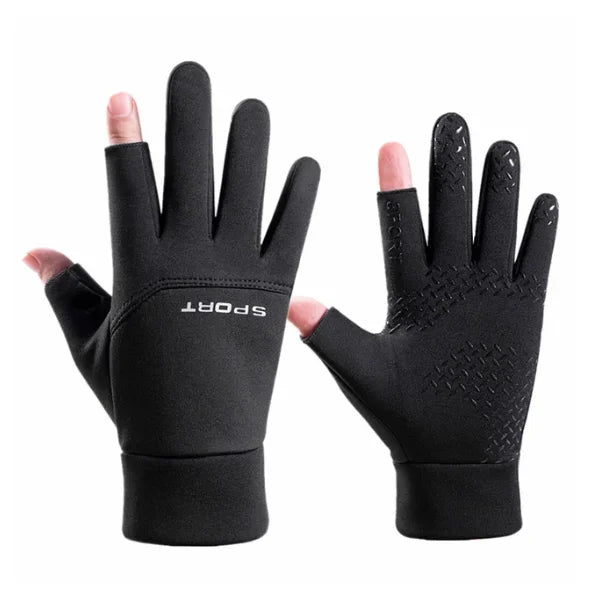 Boys Kids Outdoor Waterproof Thermal Grip Sports Gloves