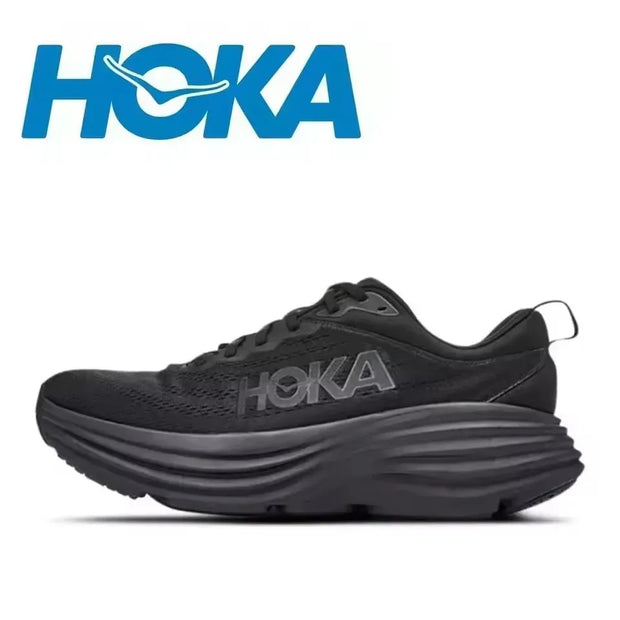 Original HOKA Bondi 8 Sport Road Running Breathable Anti Slip Cushioning Shoes for Men and Women