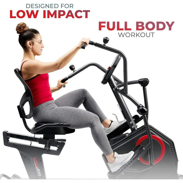 Elite Cross Trainer & Elliptical Machine with Arm Exercisers, Easy Adjustable Seat with App Enhanced Connectivity