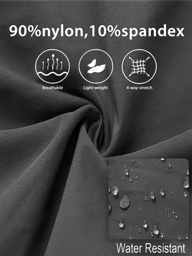 Women's Walking, Jogging, Workout Zippered Cargo Shorts