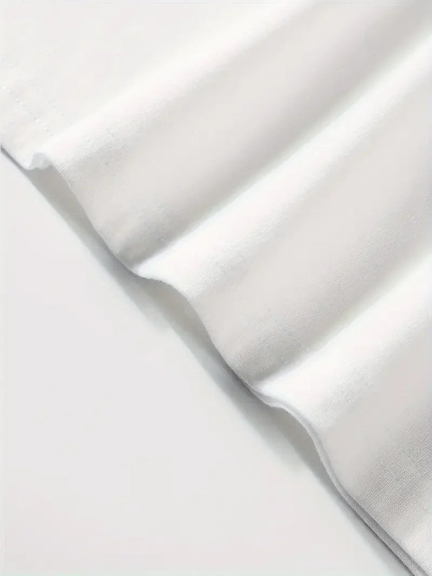 Men's Summer Crew Neck Short Sleeve Sports T-shirt