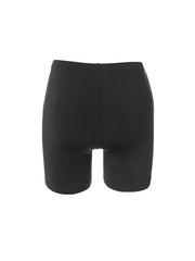 Women s High Waist Stretchy Solid Cycling Shorts with Elastic