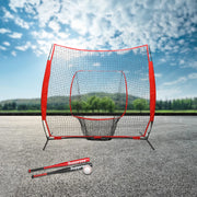 Baseball Softball Hitting Pitching Practice Net with Carry Bag for Indoor or Outdoor Use