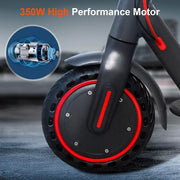 350W 25km/h APP Smart Control 8.5inch tire Folding Electric Scooter