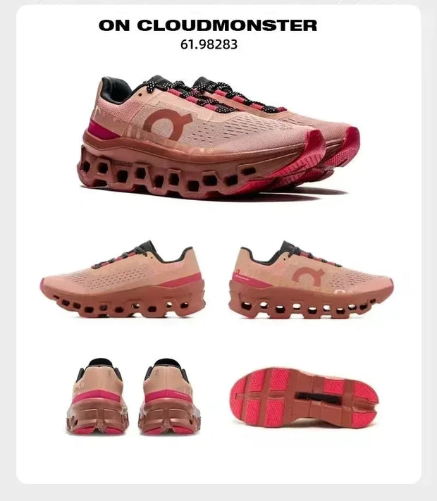 Original On Cloudmonster  Men Women Long Distance Running Shoes Breathable Anti-slip