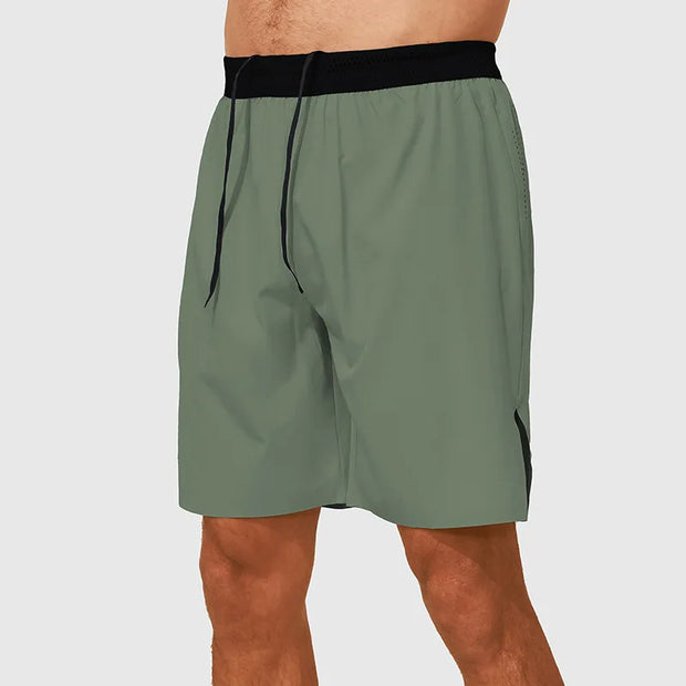 Men's Quick Dry Lightweight Breathable Running Shorts Zipper Pocket