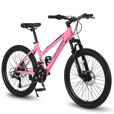24 26 Inch wheel, 15" Steel Frame, 21-Speed  Female Bicycles