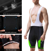 Pro Summer Shockproof 5D GEL Pad Cushion MTB Bicycle Bib Tights