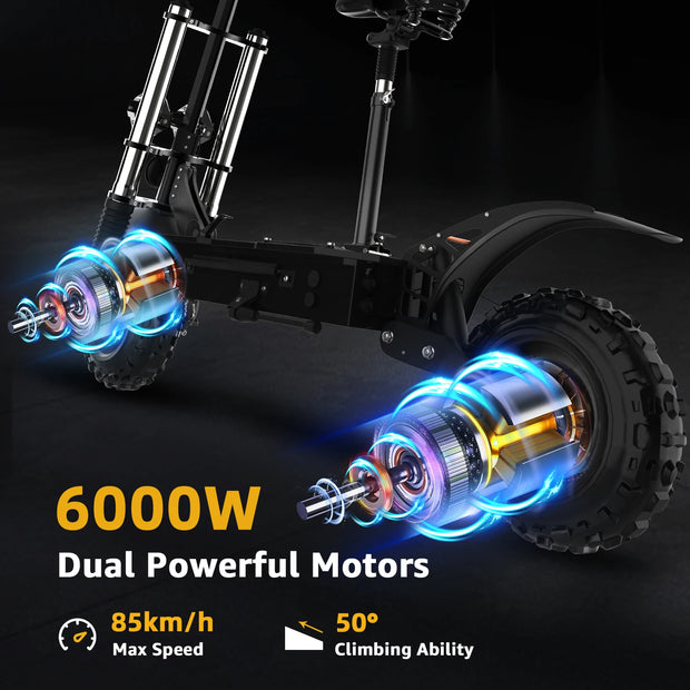 48-72V Foldable E-Scooter with Seat