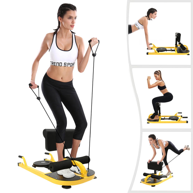 Multi-Function Deep Squat Bench Home Gym Workout Station Leg Exercise Machine