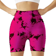 Women s High Waist Non-See Through Workout Shorts with Side Pockets