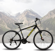 26 and 27.5 Inch Mountain Bike with 21 Speeds, High-Tensile Steel Frame, V Brake for Adult