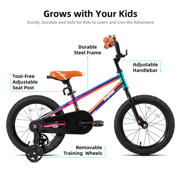 Kids Bike for Boys Girls Ages 2-9 Years Old, 12 14 16 18 Inch BMX Style with Training Wheels