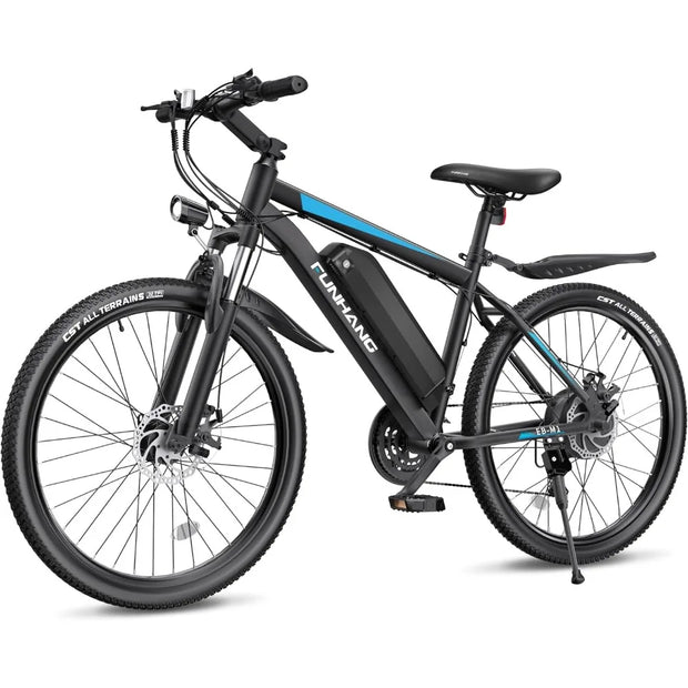 26'' 1000W Electric Mountain Bike with 48V 374.4WH Removable Battery