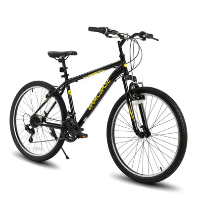 26 and 27.5 Inch Mountain Bike with 21 Speeds, High-Tensile Steel Frame, V Brake for Adult