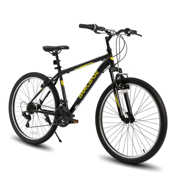 26 and 27.5 Inch Mountain Bike with 21 Speeds, High-Tensile Steel Frame, V Brake for Adult