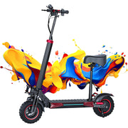 1200W Foldable Electric  Commuter E-scooter with Seat for Adults 11'' Off-road Tires