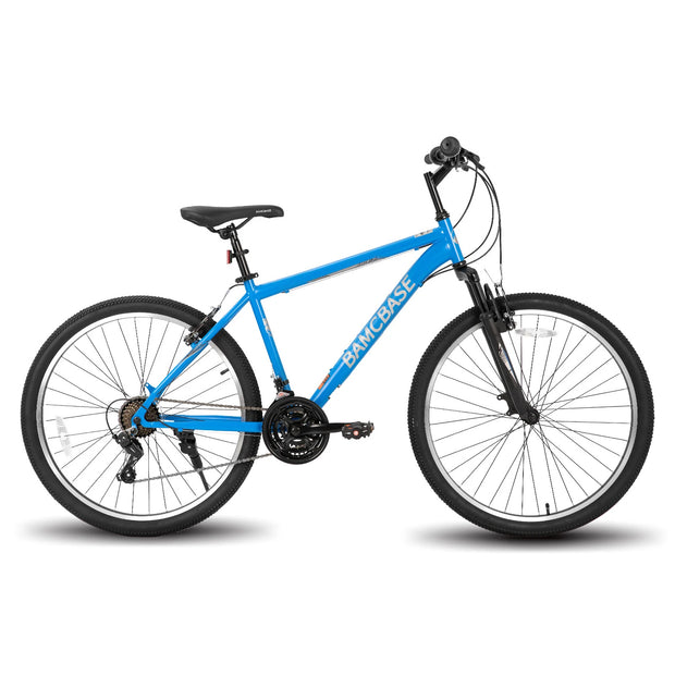 26 and 27.5 Inch Mountain Bike with 21 Speeds, High-Tensile Steel Frame, V Brake for Adult