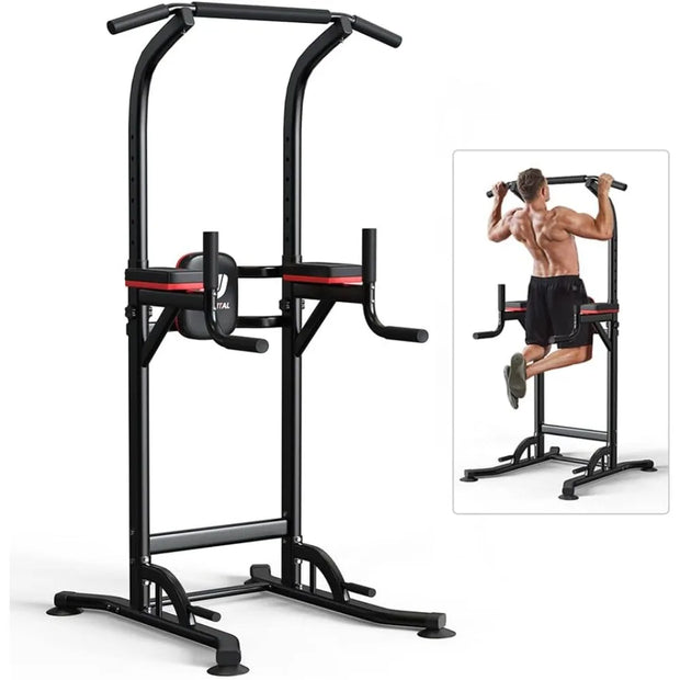 Power Tower  Pull Up Bar Dip Bar Stand Workout Machine