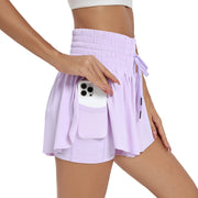 Flowy High Waisted Tennis Skort