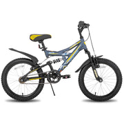 20 Inch Kid's Mountain Bike for Ages 5-13 Years Old, Dual-Suspension