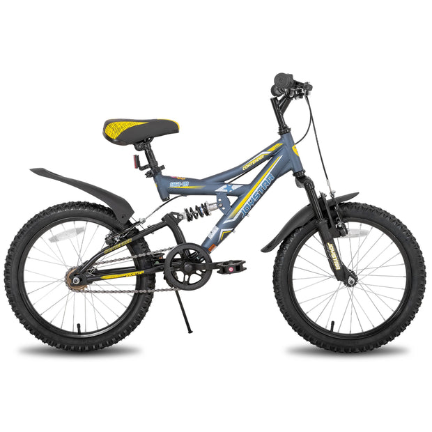 20 Inch Kid's Mountain Bike for Ages 5-13 Years Old, Dual-Suspension