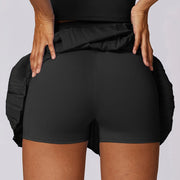 Women's High Waisted Pleated Tennis yoga Fitness Skort with Pocket