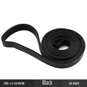 Natural Rubber Resistance Bands Fitness Rally Body Building Yoga Pull Up Belt 41" 208cm