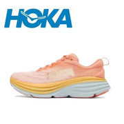 Original HOKA Bondi 8 Sport Road Running Breathable Anti Slip Cushioning Shoes for Men and Women