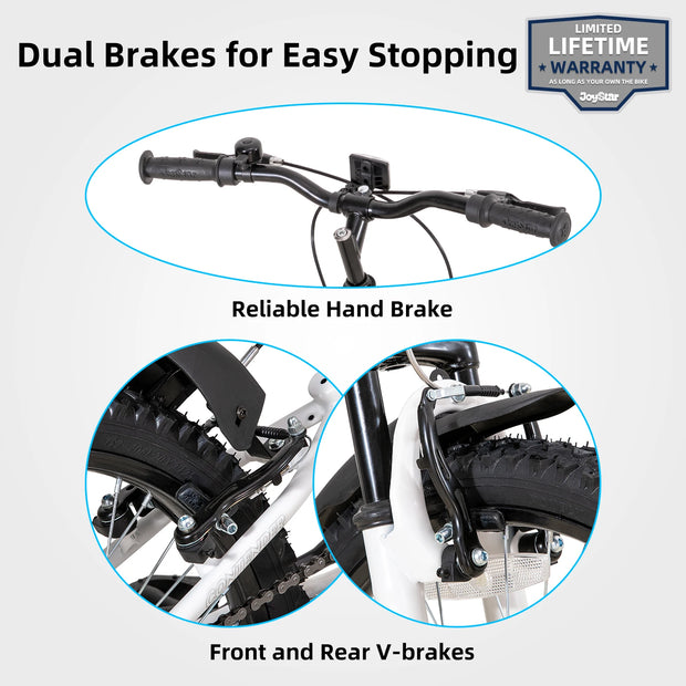 20 Inch Kid's Mountain Bike for Ages 5-13 Years Old, Dual-Suspension