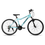 26 Inch Women‘s Mountain Bike, 21 Speeds, Steel Frame with Suspension Fork