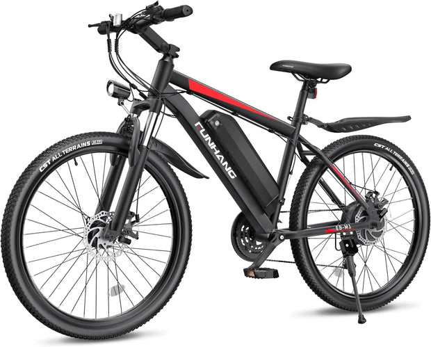 26'' 1000W Electric Mountain Bike with 48V 374.4WH Removable Battery