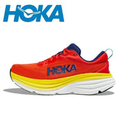 Original HOKA Bondi 8 Sport Road Running Breathable Anti Slip Cushioning Shoes for Men and Women