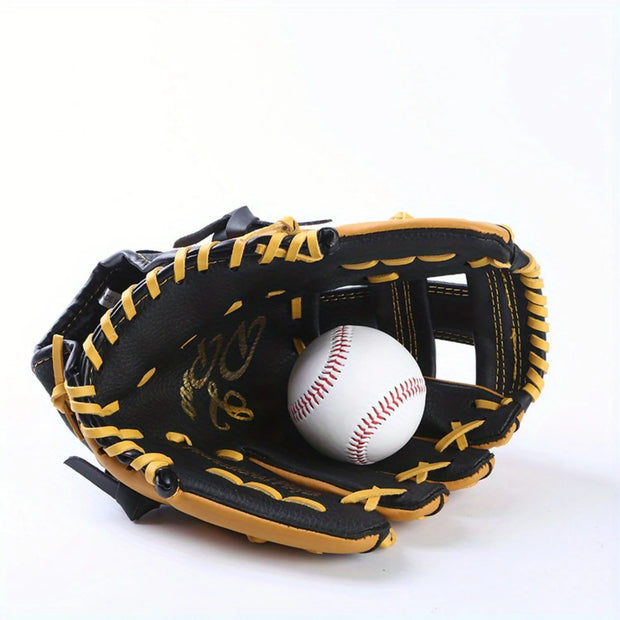 Cowhide Leather 1pc Double-layer Baseball and Softball Glove Suitable for Teens and Adults