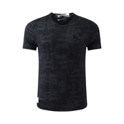 Ice silk stretch track and field short sleeved T-shirt for men loose and breathable, quick drying